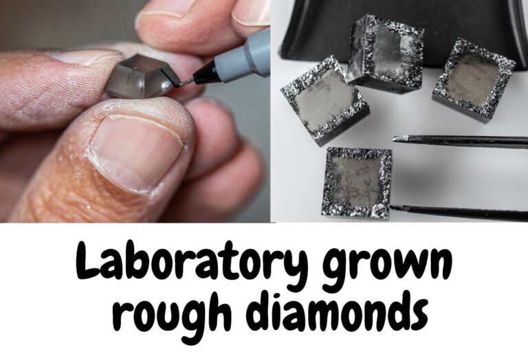 Laboratory grown rough diamond